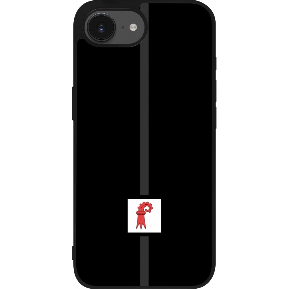 iPhone 16e Case Hülle - Silikon schwarz Kanton BL schwarz