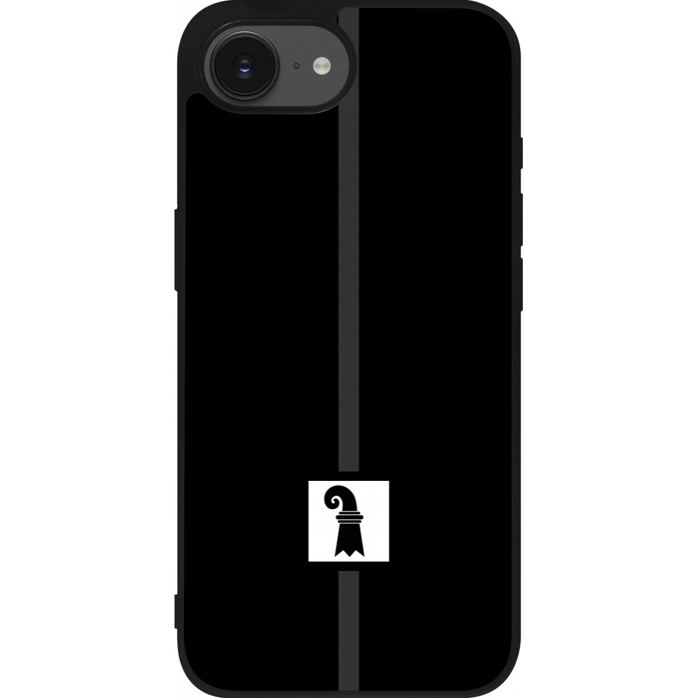 iPhone 16e Case Hülle - Silikon schwarz Kanton BS schwarz