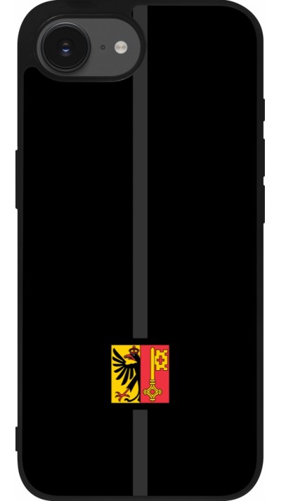 iPhone 16e Case Hülle - Silikon schwarz Kanton GE schwarz