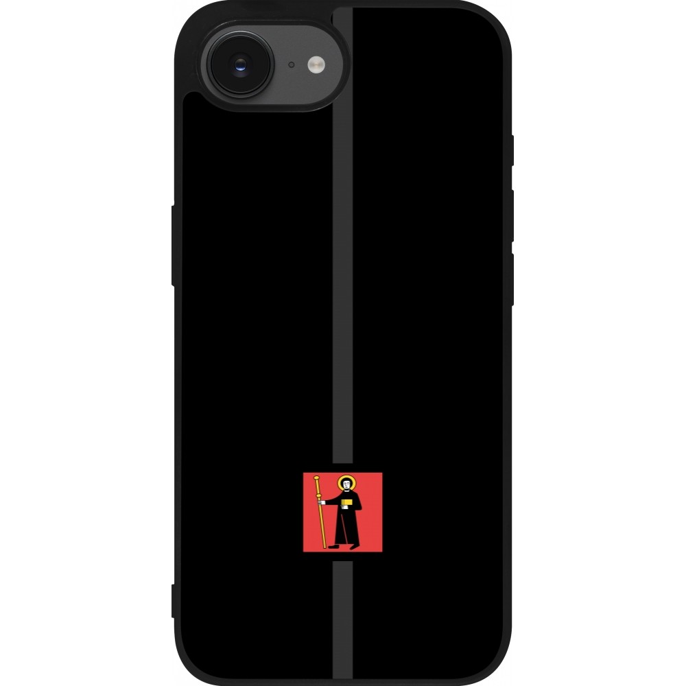 iPhone 16e Case Hülle - Silikon schwarz Kanton GL schwarz