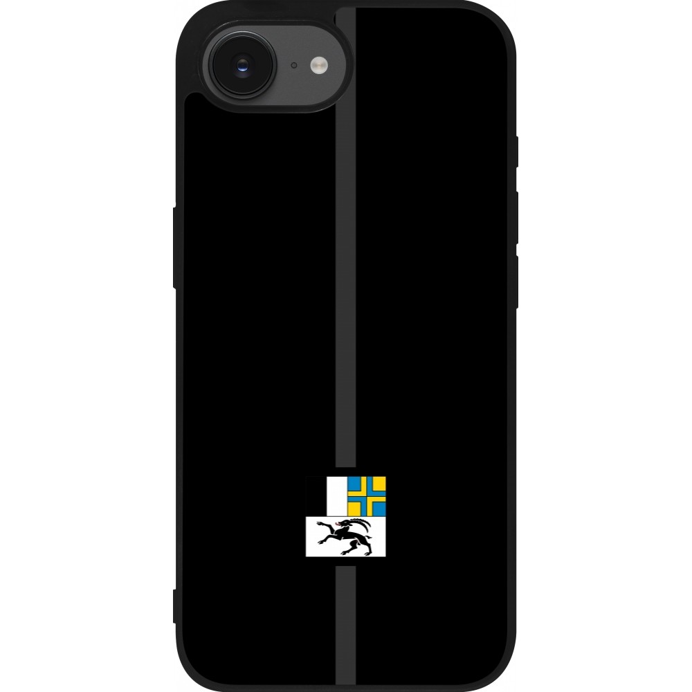 iPhone 16e Case Hülle - Silikon schwarz Kanton GR schwarz