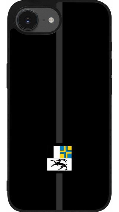 iPhone 16e Case Hülle - Silikon schwarz Kanton GR schwarz