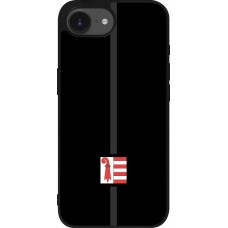 iPhone 16e Case Hülle - Silikon schwarz Kanton JU schwarz