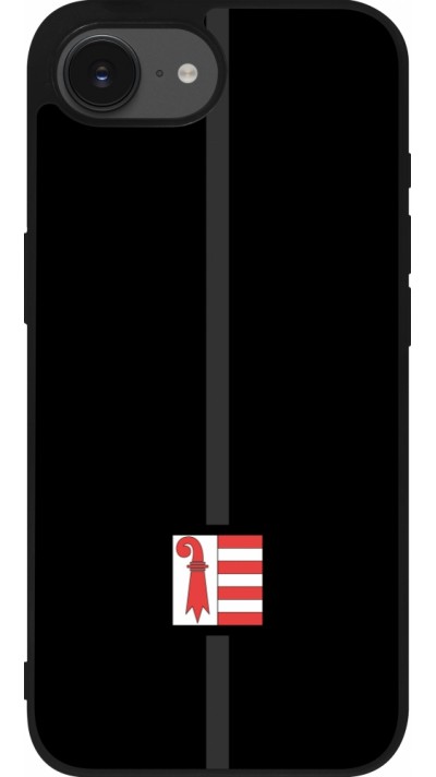 iPhone 16e Case Hülle - Silikon schwarz Kanton JU schwarz