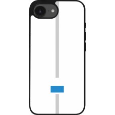 iPhone 16e Case Hülle - Silikon schwarz Kanton LU weiss