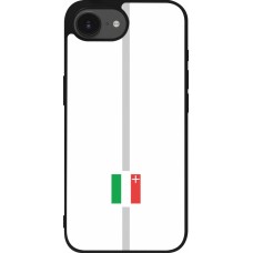 iPhone 16e Case Hülle - Silikon schwarz Kanton NE weiss