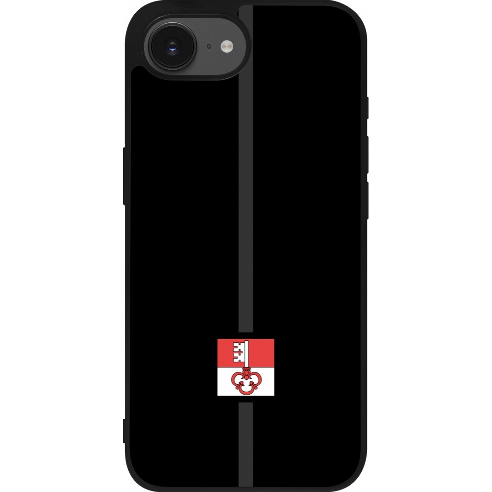 iPhone 16e Case Hülle - Silikon schwarz Kanton OW schwarz