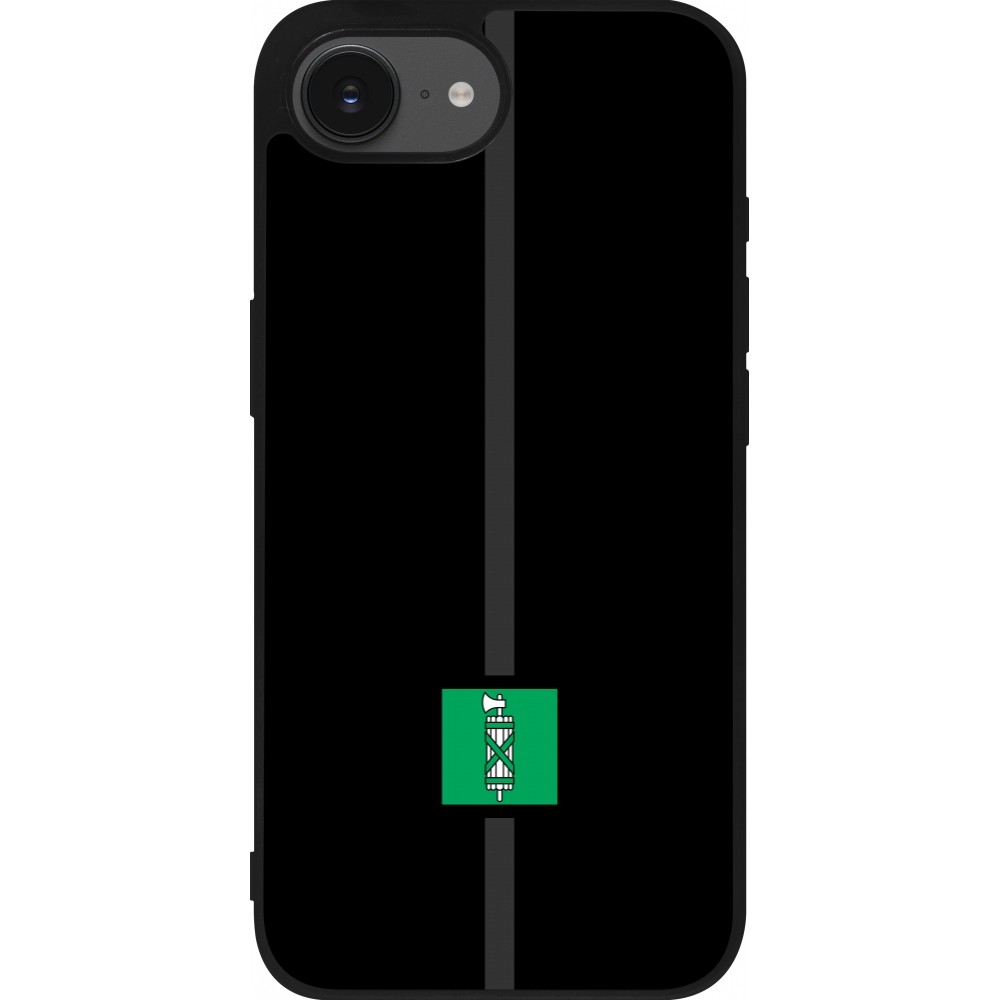 iPhone 16e Case Hülle - Silikon schwarz Kanton SG schwarz