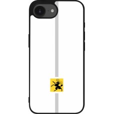 iPhone 16e Case Hülle - Silikon schwarz Kanton SH weiss