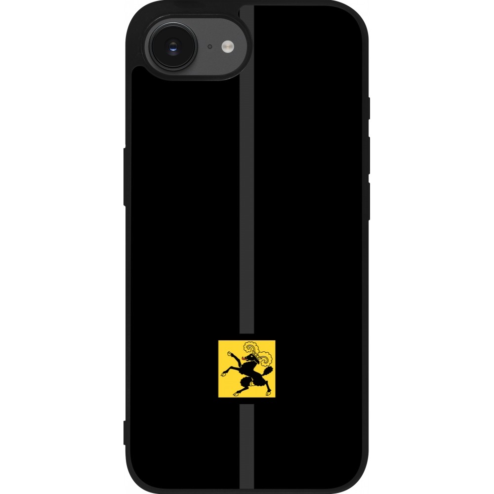 iPhone 16e Case Hülle - Silikon schwarz Kanton SH schwarz