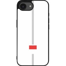 iPhone 16e Case Hülle - Silikon schwarz Kanton SO weiss