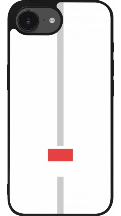 iPhone 16e Case Hülle - Silikon schwarz Kanton SO weiss
