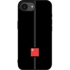 iPhone 16e Case Hülle - Silikon schwarz Kanton SZ schwarz
