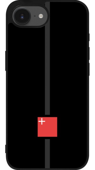 iPhone 16e Case Hülle - Silikon schwarz Kanton SZ schwarz