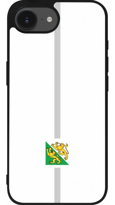 iPhone 16e Case Hülle - Silikon schwarz Kanton TG weiss