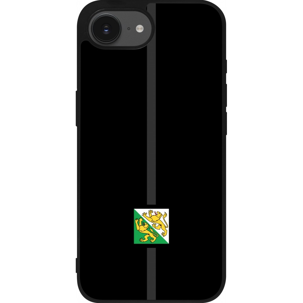iPhone 16e Case Hülle - Silikon schwarz Kanton TG schwarz