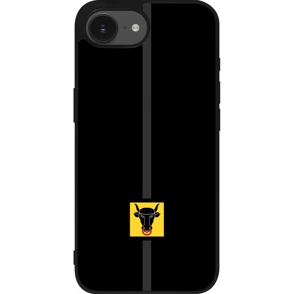 iPhone 16e Case Hülle - Silikon schwarz Kanton UR schwarz