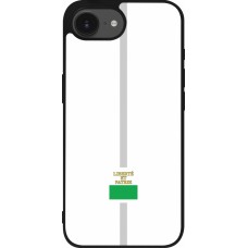 iPhone 16e Case Hülle - Silikon schwarz Kanton VD weiss