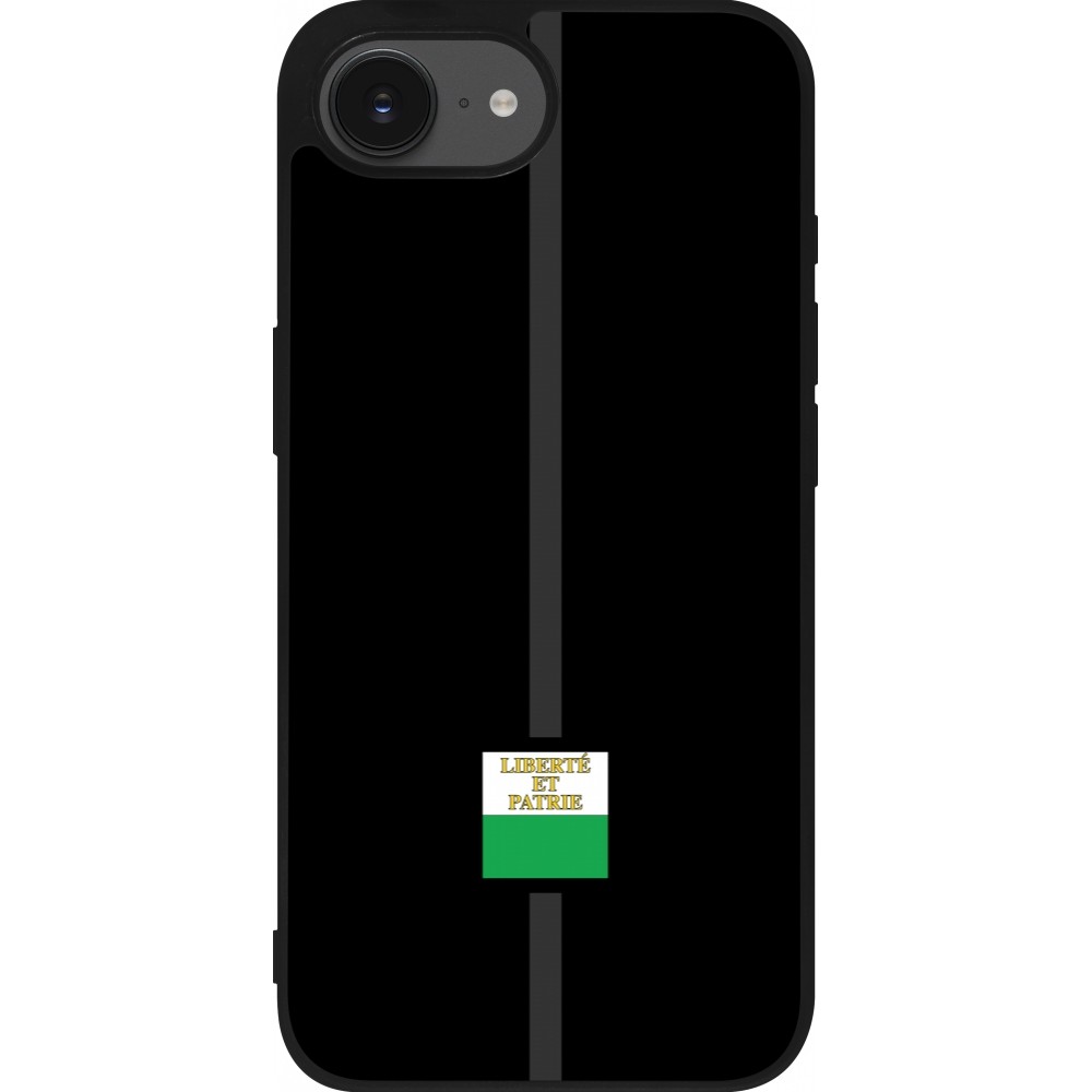 iPhone 16e Case Hülle - Silikon schwarz Kanton VD schwarz