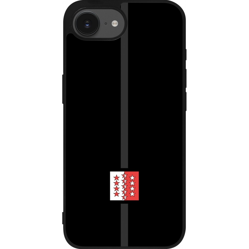 iPhone 16e Case Hülle - Silikon schwarz Kanton VS schwarz