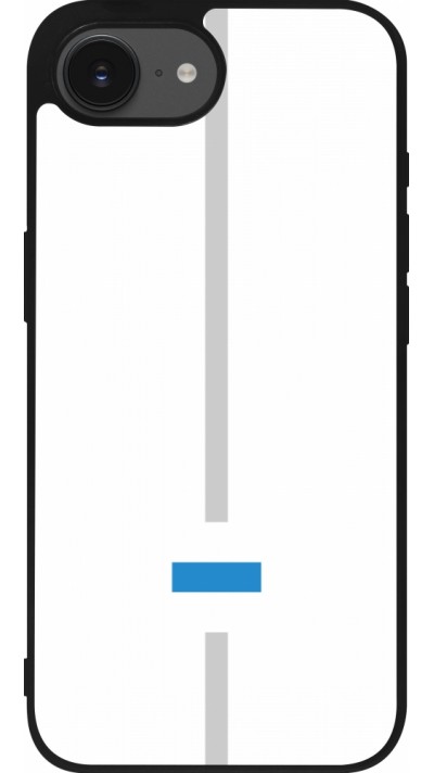 iPhone 16e Case Hülle - Silikon schwarz Kanton ZG weiss