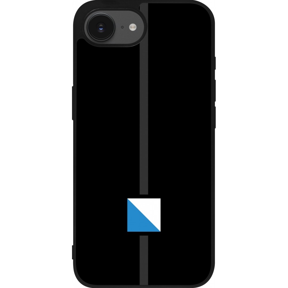 iPhone 16e Case Hülle - Silikon schwarz Kanton ZH schwarz
