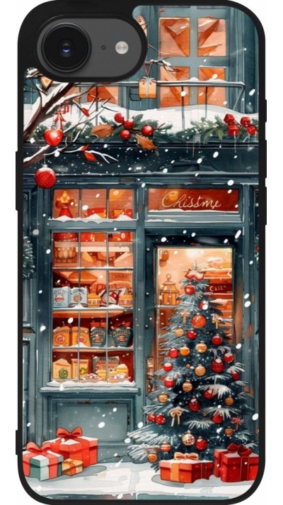 iPhone 16e Case Hülle - Silikon schwarz Christmas 25 Xmas Shop