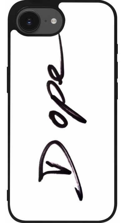 iPhone 16e Case Hülle - Silikon schwarz Dope