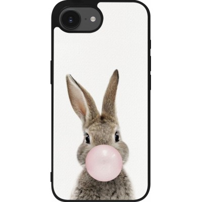 iPhone 16e Case Hülle - Silikon schwarz Easter 2023 bubble gum bunny