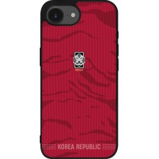 iPhone 17e / 16e Case Hülle - Silikon schwarz Südkorea 2026 personalisierbares Fussballtrikot