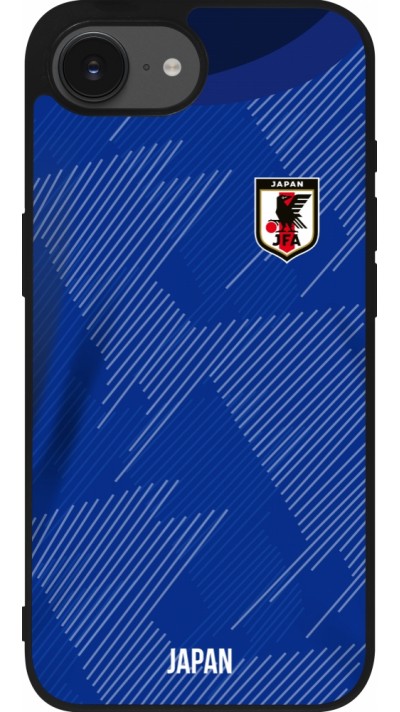 iPhone 16e Case Hülle - Silikon schwarz Japan 2022 personalisierbares Fussballtrikot