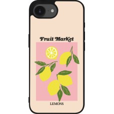 iPhone 16e Case Hülle - Silikon schwarz Fruit market lemons 2026