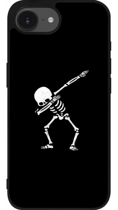 iPhone 16e Case Hülle - Silikon schwarz Halloween 19 09