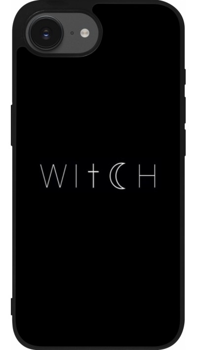 iPhone 16e Case Hülle - Silikon schwarz Halloween 22 witch word