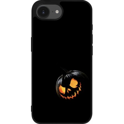 iPhone 16e Case Hülle - Silikon schwarz Halloween 2023 discreet pumpkin