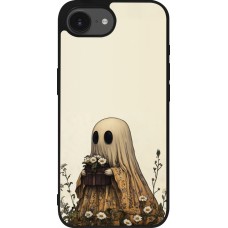 iPhone 16e Case Hülle - Silikon schwarz Halloween 2025 Ghost gardener