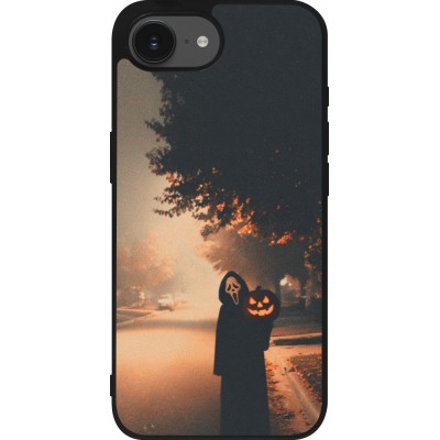 iPhone 16e Case Hülle - Silikon schwarz Halloween 2025 Scream