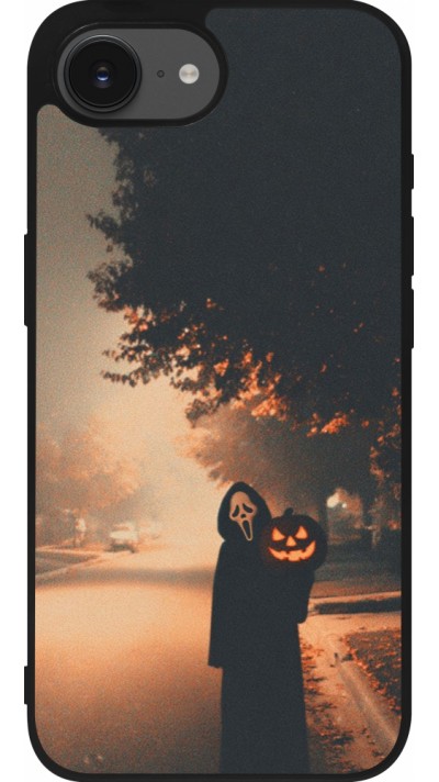 iPhone 16e Case Hülle - Silikon schwarz Halloween 2025 Scream