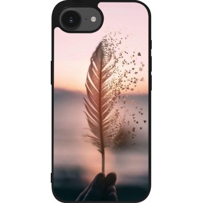 iPhone 16e Case Hülle - Silikon schwarz Hello September 11 19