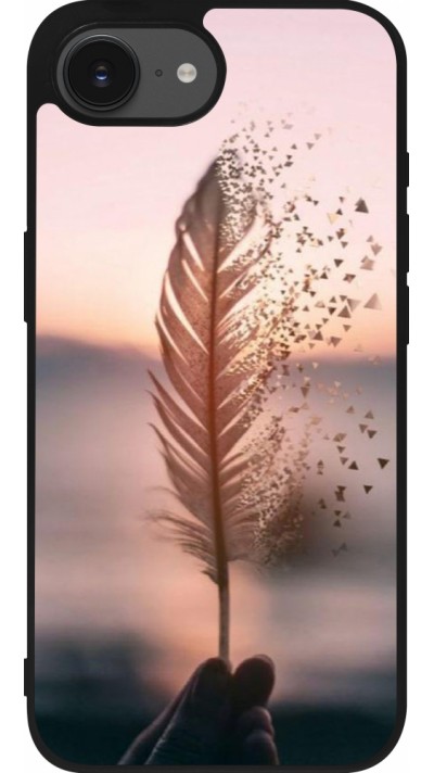 iPhone 16e Case Hülle - Silikon schwarz Hello September 11 19