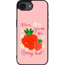 iPhone 17e / 16e Case Hülle - Silikon schwarz Mom 2026 Berry best