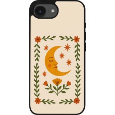 iPhone 16e Case Hülle - Silikon schwarz Half moon stamp 2026