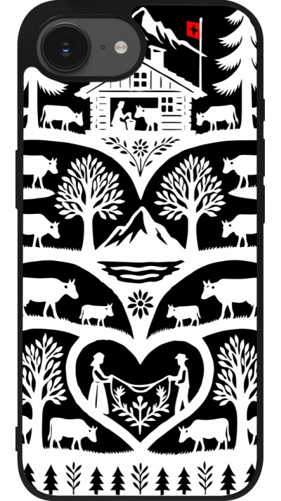 iPhone 16e Case Hülle - Silikon schwarz Poya Schweiz 2 schwarz