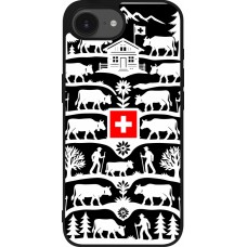 iPhone 16e Case Hülle - Silikon schwarz Poya Schweiz 3 schwarz