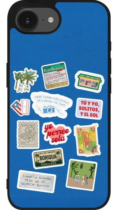 iPhone 17e / 16e Case Hülle - Silikon schwarz Seals of the Dominican Republic DTMF