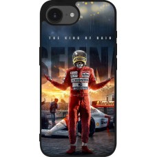 Coque iPhone 17e / 16e - Silicone rigide noir Senna The King of Rain