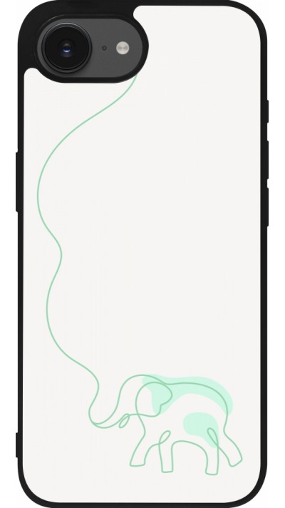 iPhone 16e Case Hülle - Silikon schwarz Spring 23 baby elephant