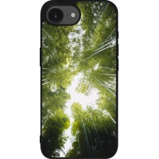 iPhone 16e Case Hülle - Silikon schwarz Spring 23 forest blue sky