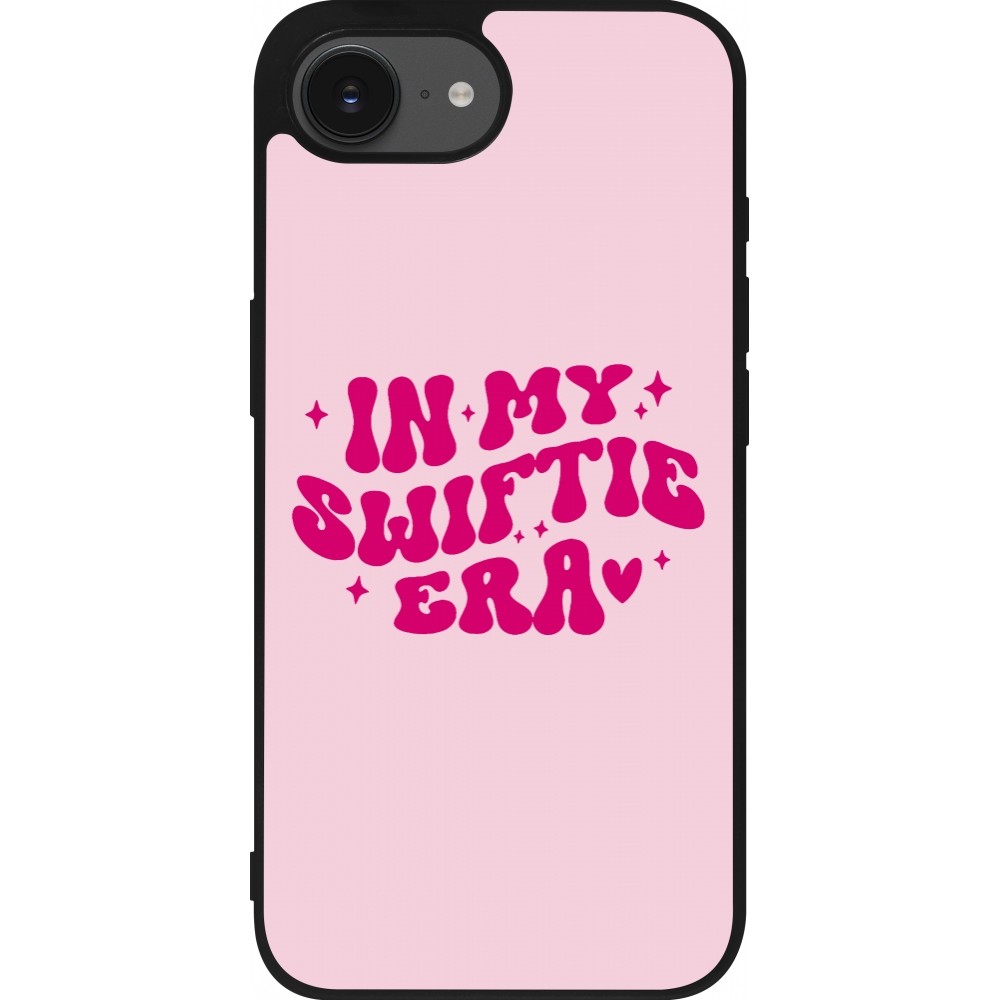 iPhone 16e Case Hülle - Silikon schwarz Taylor Swift In My Swiftie Era - Pink