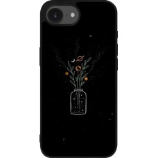 iPhone 16e Case Hülle - Silikon schwarz Vase black